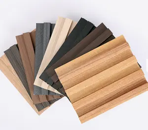 Longtime China supplier pvc wpc sheet marble color wooden wall panels indoor decoration flat finish aluminium alloy strip