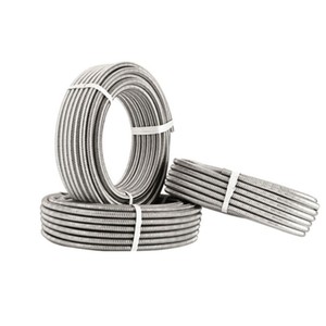 Tuyau <span class=keywords><strong>flexible</strong></span> en acier inoxydable corrugué 304/316L soudé, norme ISO, pour applications de plomberie, tuyau d'eau, construction - Product Image 5