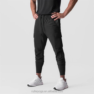 <span class=keywords><strong>Pantaloni</strong></span> della tuta <span class=keywords><strong>a</strong></span> <span class=keywords><strong>coste</strong></span> alte personalizzati in Nylon leggero con tasche in bianco tattico Jogging palestra Fitness pista <span class=keywords><strong>pantaloni</strong></span> Cargo da <span class=keywords><strong>uomo</strong></span> - Product Image 1