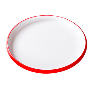 Assiettes en mélamine rondes, couleur unie, pour restaurant, hôtel, fête - Product Image 3