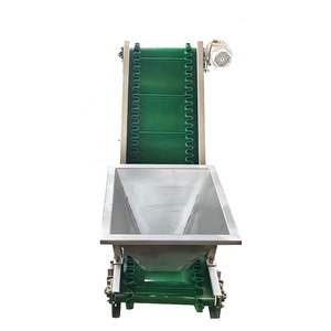 Hellende Pvc-Bandtransportband Z Type Met Baffle En Zijgeleider Om Biomassa-Deeltje Te Transporteren - Product Image 6