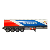 Remorque de camion de véhicule-citerne de réservoir de transport d'eau de lait semi à vendre