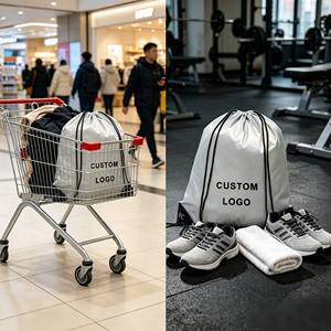 Drawstring <b>Bags</b> Bulk Drawstring Backpack Cinch <b>Bag</b> Lightweight <b>String</b> Backpacks Gym School Travel Party Goodie <b>Bags</b> 10 Colors - Product Image 3