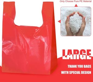 ถุงช้อปปิ้งพลาสติก Huamaohengchun สำหรับใส่เสื้อยืด ใช้ซ้ำได้และใช้ครั้งเดียวทิ้ง ปรับแต่งได้หลายขนาด - Product Image 4