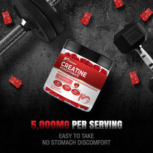 Venta al por mayor Etiqueta Privada <span class=keywords><strong>natural</strong></span> pre-entrenamiento crecimiento muscular 5000mg osos creatina monohidrato suplementos gomoso para mujeres y hombres - Product Image 6