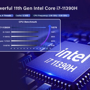 มินิพีซี GEEKOM รุ่น Mini IT11 คอมพิวเตอร์ขนาดเล็ก 16+512GB ซีพียู Core I7-11390H ระบบปฏิบัติการ Windows 11 Pro รองรับความละเอียด 4K UHD พร้อม WiFi 6 คู่ บลูทูธ HDMI เหมาะสำหรับสำนักงาน/การเรียน/ใช้ในบ้าน - Product Image 6