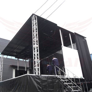 SINOSWAN ST100 Palco Mobile su Rimorchio Idraulico 33x30ft 10x9m per Concerti e Manifestazioni Evangeliche per 5000-10000 Persone - Product Image 6