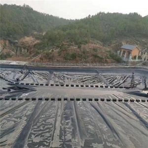 Geomembrane Cá Ao dam lót LDPE không thấm nước màu xanh <span class=keywords><strong>Pond</strong></span> <span class=keywords><strong>Liner</strong></span> thân thiện với môi cho cá trang trại - Product Image 6