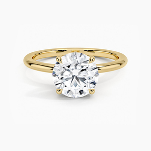 10 Karat 14 Karat Gold 1 Karat Solitaire Ring Lab Grown <span class=keywords><strong>Diamond</strong></span> 4-Zinken-Einstellungsring IGI-zertifiziert D VVS2 3EX - Product Image 4