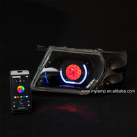 Pour Nissan PATROL Y61 SERIES1-3(1997-2004) PHARES LED PERSONNALISÉS Cuboid Angel Eye Turbine RGB Indicateur Séquentiel + DRL