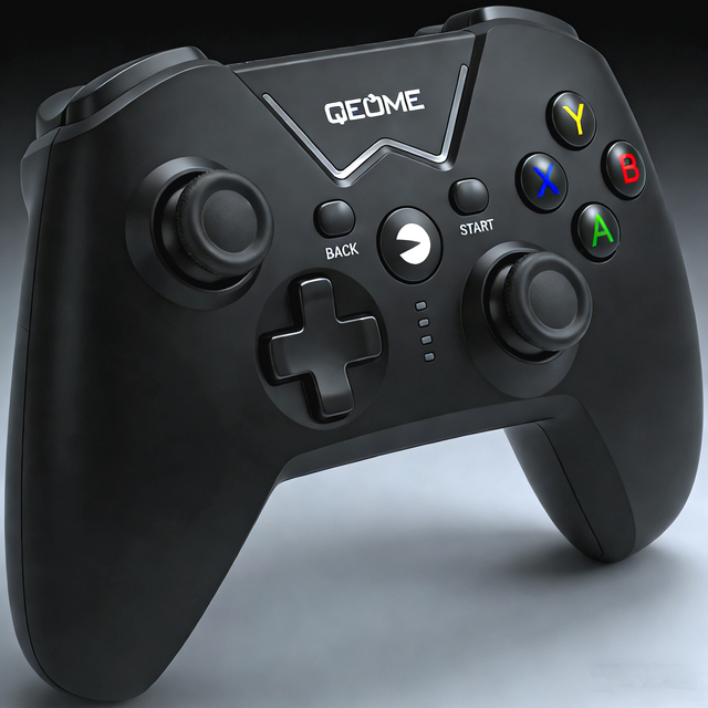 For 360 Wired Ergonomic Gaming Controller Plug & Play-3D Joystick Dual Vibration Console/PC Windows Anti-Slip Gamepad