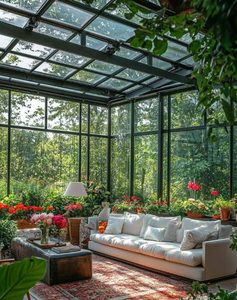 Prima Glass House Sunroom Trouver une icône similaire Sunroom isolé et coupe-vent Sunroom indépendant en aluminium Glass Room - Product Image 3