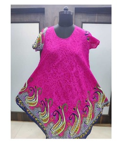 Magnifique tissu à motif de parapluie pour femmes Kurtis et robes d'été en mélange de coton de qualité supérieure pour un confort doux - Product Image 4