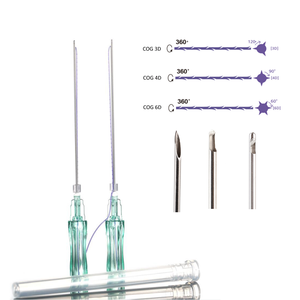 ไหมยกกระชับหน้าแบบเกาหลี Ultra V <span class=keywords><strong>Face</strong></span> Hilos Cog Threads ยกกระชับหน้าอก ปลายทู่ ขนาด 18g 100 มม. ไหม <span class=keywords><strong>PDO</strong></span> 4D - Product Image 6