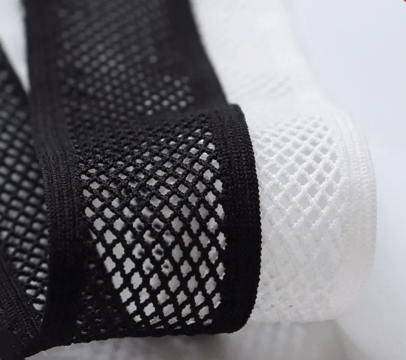 Elastic knit lace Clothes Accessories net webbing Knitted Elastic Band Sewing Tape