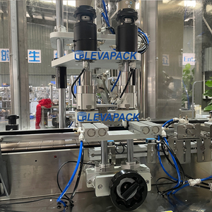 Máy đóng nắp chai nhựa nước, máy đóng nắp lon nhựa PET, máy đóng nắp lon nước uống, máy đóng nắp hai đầu servo - Product Image 6