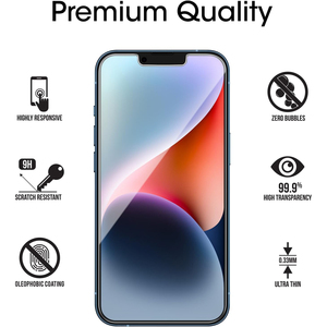 Protector de Pantalla de Vidrio Templado Transparente Delgado 9H 2.5D para <span class=keywords><strong>iPhone</strong></span> 16E 17E <span class=keywords><strong>SE</strong></span> 4 2025 - Product Image 2