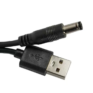 USB to DC Male Power <strong>Cable</strong> 5.5*2.1mm 22AWG Copper Wire Charging Extension Cord for Laptop Router Monitor 250cm - Product Image 1