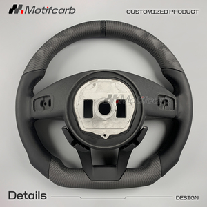 Volante Personalizado de Fibra de Carbono Mate para Mercedes-Benz A45 C63 C43 GT S GLA GLC Clase E Clase C AMG W205 W213 2015-2018 - Product Image 5