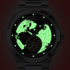 OEM ODM Custom <b>Watch</b> Manufacturer MOQ 50 Men Luxury <b>Skeleton</b> <b>Automatic</b> <b>Watch</b> Custom Logo Stainless steel Waterproof 5ATM - Product Image 3