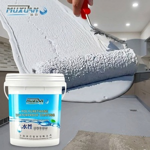 Peinture imperméable à base de polyuréthane aqueux <span class=keywords><strong>pour</strong></span> l'étanchéité des fissures des toits et des murs en béton extérieurs - Product Image 1
