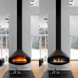 CRUISE Chimenea de madera colgante de 700mm Montado en el techo Truefire Estufa de vapor 3D Núcleo Moderno Quema de madera/Vapores electrónicos/Acohol - Product Image 2