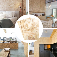Directo de fábrica, venta al por mayor, tablero OSB ecológico, tablero de hebras orientado para la fabricación de muebles