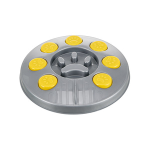 Giocattoli Puzzle per animali addestramento interattivo giocattoli IQ cibo tratta Twister piastra di gioco per cani alimentazione lenta - Product Image 1