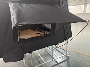 <span class=keywords><strong>Tente</strong></span> de toit rigide en aluminium pour 3 à 5 personnes, imperméable, automatique, quatre saisons, protégée contre les UV, avec annexe - Product Image 5