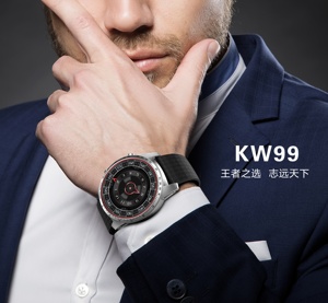 Smartwatch KW99 con Monitoraggio Frequenza Cardiaca, WIFI, GPS, Fotocamera 3G 2MP, Controllo Remoto, Calendario, Risposta alle Chiamate, Monitoraggio <span class=keywords><strong>del</strong></span> Sonno, Cinturino in Silicone, IP67 - Product Image 4
