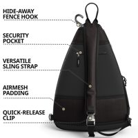 Tas Ransel Tenis Unisex Logo Custom Desain Baru Tas Tenis Selempang Tas Tenis Laris untuk Paket Raket Pickleball