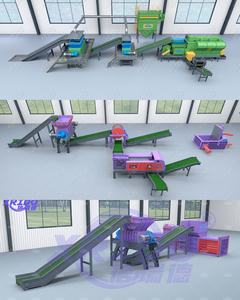 Déchiqueteur robuste à un seul arbre pour fibres, matelas, textiles usagés, tissus, plastique PET et déchets <span class=keywords><strong>MSW</strong></span> - Product Image 6