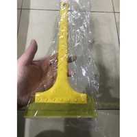 Raspador de Hielo ZCQR DECO M0350 de 34 cm, Herramienta de Plástico Amarillo para Remover Nieve del Parabrisas del Auto