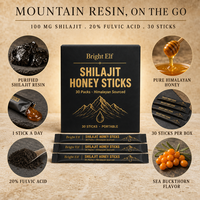 Sachets de Résine de Shilajit Pur de l'Himalaya OEM/ODM avec Miel Végétalien, Bâtonnets de Miel Shilajit, Complément Herbal à Marque Privée
