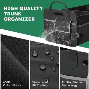 Organizador de Maletero para Autos y Camionetas de Lujo, Material Oxford Ecológico Super Resistente, Caja de Almacenamiento con 1-3 Compartimentos, Jiangxi - Product Image 4