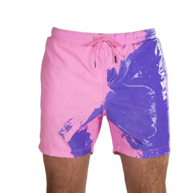 Flash Sale Men Mesh Beach Pants Men Men's Color Changing Swimming Short Pants