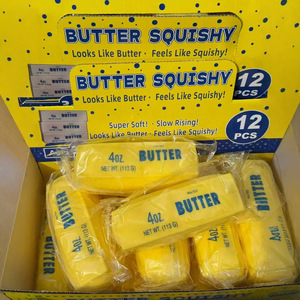 Best-seller transfrontalier, Jouet Squishy en TPR en forme de bâton de beurre, grand et super doux, à récupération lente, Jouet anti-stress - Product Image 4