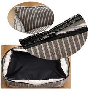 Antiestático Beige/Gris Mascota Gato Gatito Cama Cojín Lavable Resistente a la suciedad Extraíble Cama para perros Casa - Product Image 6