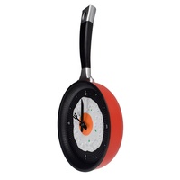 Reloj de Pared Decorativo con Diseño Creativo de Huevo y Utensilios de Cocina, Reloj de Pared con Forma de Sartén