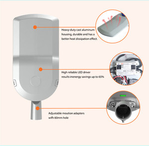 LED街路灯 屋外 IP66防水 50W 100W 150W 200W 240W 300W 170lm/w UKCA認証 モダン スマート街路灯 - Product Image 3