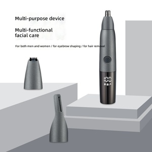 <b>Electric</b> Nose Hair Trimmer 3 In 1 Digital Display Full Body Washable USB Charging Trim <b>Kit</b> - Product Image 4