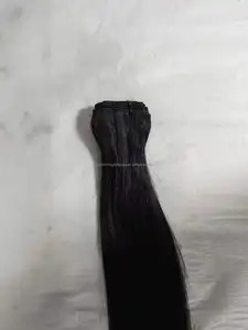 خصلات شعر ريمي فيرجين صيني متناسقة مع البشرة خصلات شعر غير معالجة بنسيج شعر مفرود من متبرع واحد عالي الجودة