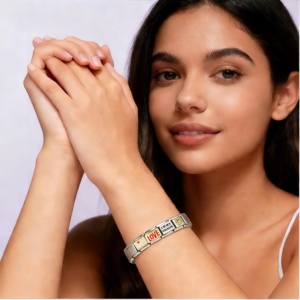 Custom Fashion Stainless Steel Italian Charm Bracelet Sports Pattern Wholesale Charm Bracelet DIY Women Bracelet Graduation Gift - Product Image 6