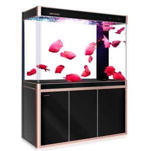Grote, middelgrote en kleine goudvis aquariums, aanpasbare aquariums & accessoires, huishoudelijke waterloze ecologische glazen aquariums - Product Image 4