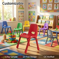 Meubles d'école et de maternelle, vente directe d'usine, chaises en plastique colorées pour enfants de maternelle, approvisionnement en gros