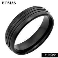 Dongguan Bague en Tourmaline Noire Vente en Gros Lot de 10 Bagues pour Hommes Noirs 8mm presto 09985 Bague d'Étanchéité pour Autocuiseur Noir