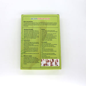 แผ่นแปะเท้าดีท็อกซ์ไม้ไผ่น้ำส้มสายชู10คู่สินค้าขายดีของจีน - Product Image 5