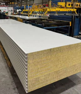 Pannelli Isolanti Termici ad Alte Prestazioni per Contenitori di Accumulo Energetico in <span class=keywords><strong>Brasile</strong></span>, Pannello Sandwich in Lana di Roccia - Product Image 1