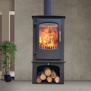 <strong>Slow</strong> Combustion <strong>Log</strong> Burner 12kW, Freestanding Fireplace for Large Living Room SA - Product Image 3