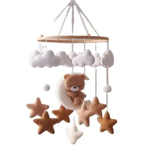 Nordic Wind Cartoon Jewelry Toy Jewelry Material Bag Cross -border Cribs Clouds Decorative Felt Wind Chip Pendant